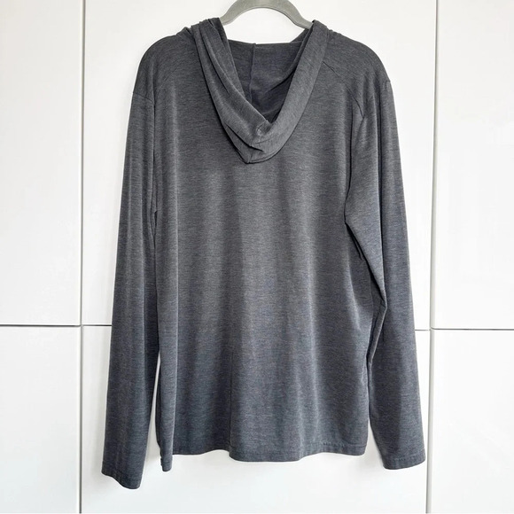 Mens Fair Harbor Sea Breeze Hoodie Size Small Gray UPF 50 Breathable Tuckernuck - Picture 3 of 5